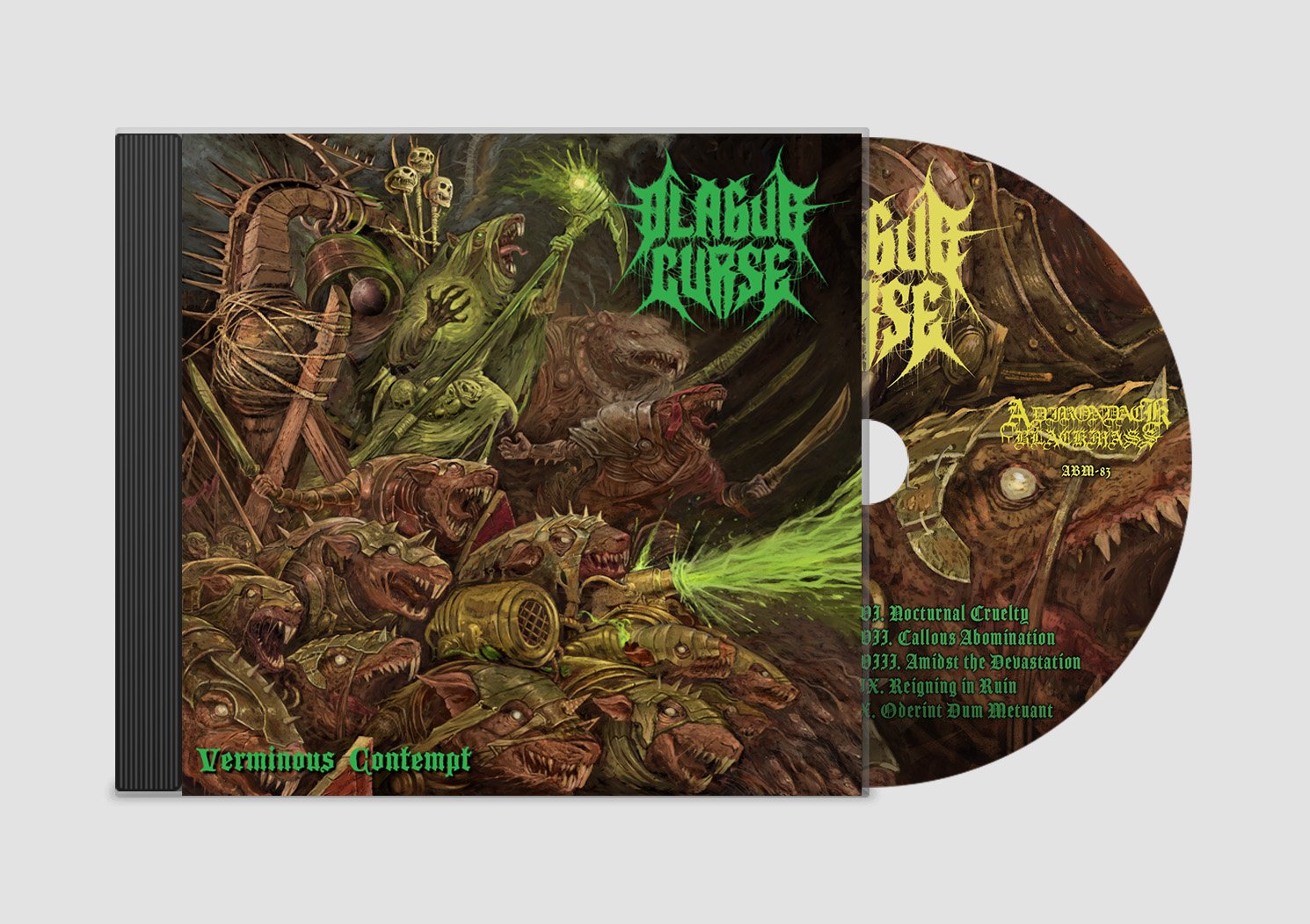 【生産終了レア】CMATMods Black Plague Distortion Plague Curse - Verminous Contempt CD ABM-83 | Adirondack Black Mass